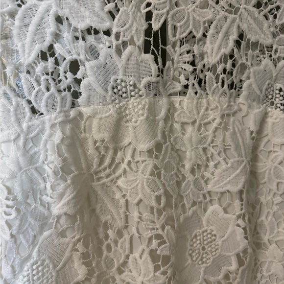 Nanette Lepore Ivory Lace Sleeveless Top - Picture 3 of 6